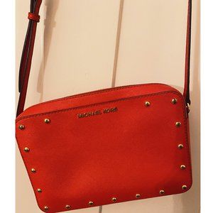 Coral Michael Kors Crossbody Purse